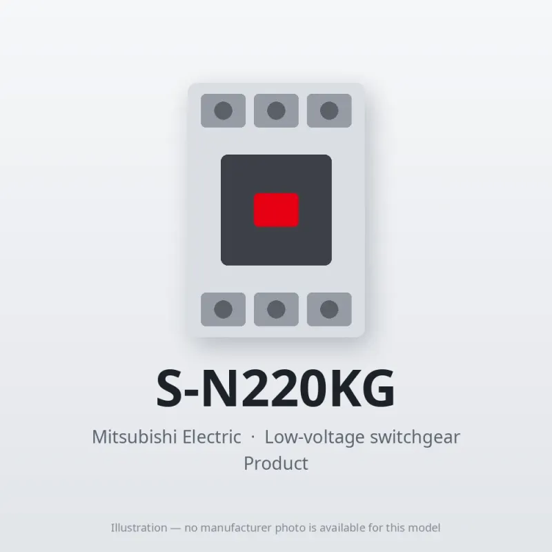 S-N220KG Mitsubishi Low-voltage switchgear Magnetic Contactor