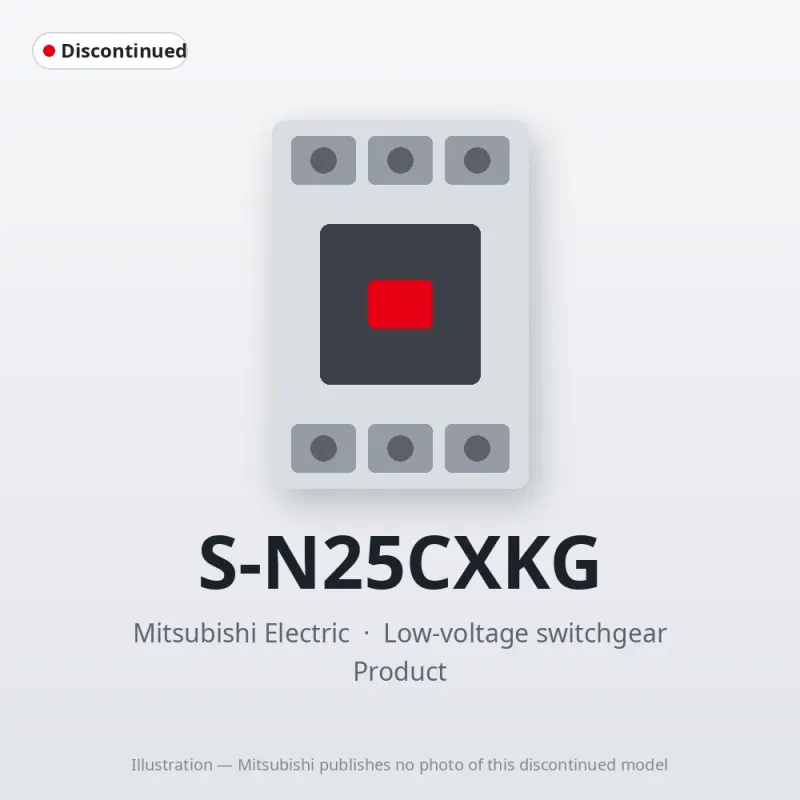 S-N25CXKG Mitsubishi Low-voltage switchgear Magnetic Contactor