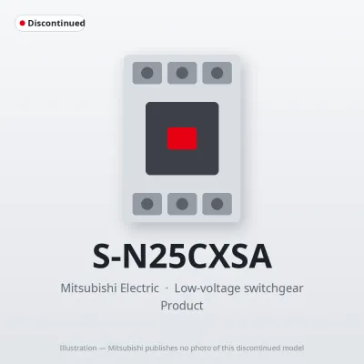 S-N25CXSA Mitsubishi Low-voltage switchgear Magnetic Contactor