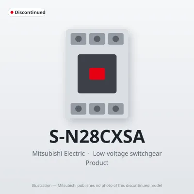 S-N28CXSA Mitsubishi Low-voltage switchgear Magnetic Contactor