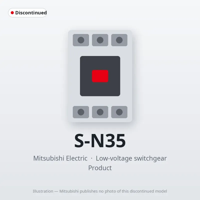 S-N35 Mitsubishi Low-voltage switchgear Magnetic Contactor