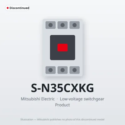 S-N35CXKG Mitsubishi Low-voltage switchgear Magnetic Contactor
