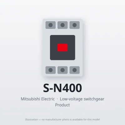 S-N400 Mitsubishi Low-voltage switchgear Magnetic Contactor