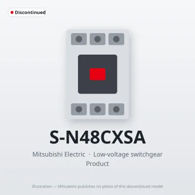 S-N48CXSA Mitsubishi Low-voltage switchgear Magnetic Contactor
