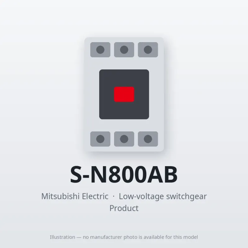 S-N800AB Mitsubishi Low-voltage switchgear Magnetic Contactor
