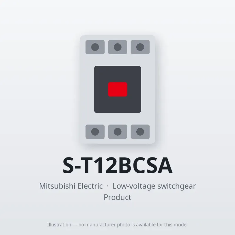S-T12BCSA Mitsubishi Low-voltage switchgear Magnetic Contactor