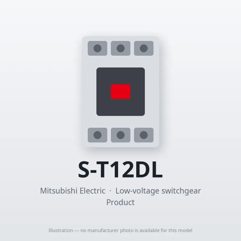 S-T12DL Mitsubishi Low-voltage switchgear Magnetic Contactor
