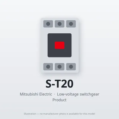 S-T20 Mitsubishi Low-voltage switchgear Magnetic Contactor