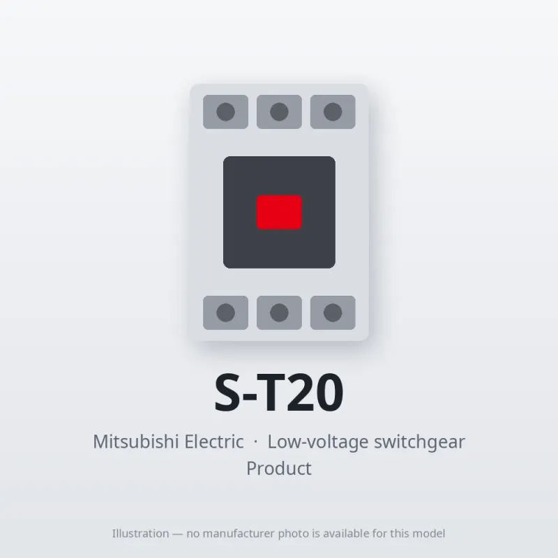S-T20 Mitsubishi Low-voltage switchgear Magnetic Contactor