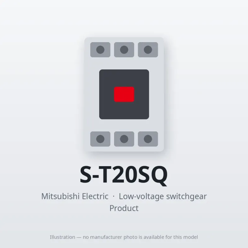 S-T20SQ Mitsubishi Low-voltage switchgear Magnetic Contactor
