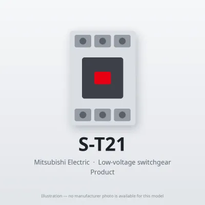 S-T21 Mitsubishi Low-voltage switchgear Magnetic Contactor