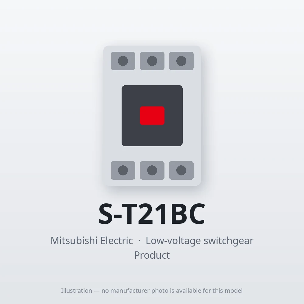 S-T21BC Mitsubishi Low-voltage switchgear Magnetic Contactor