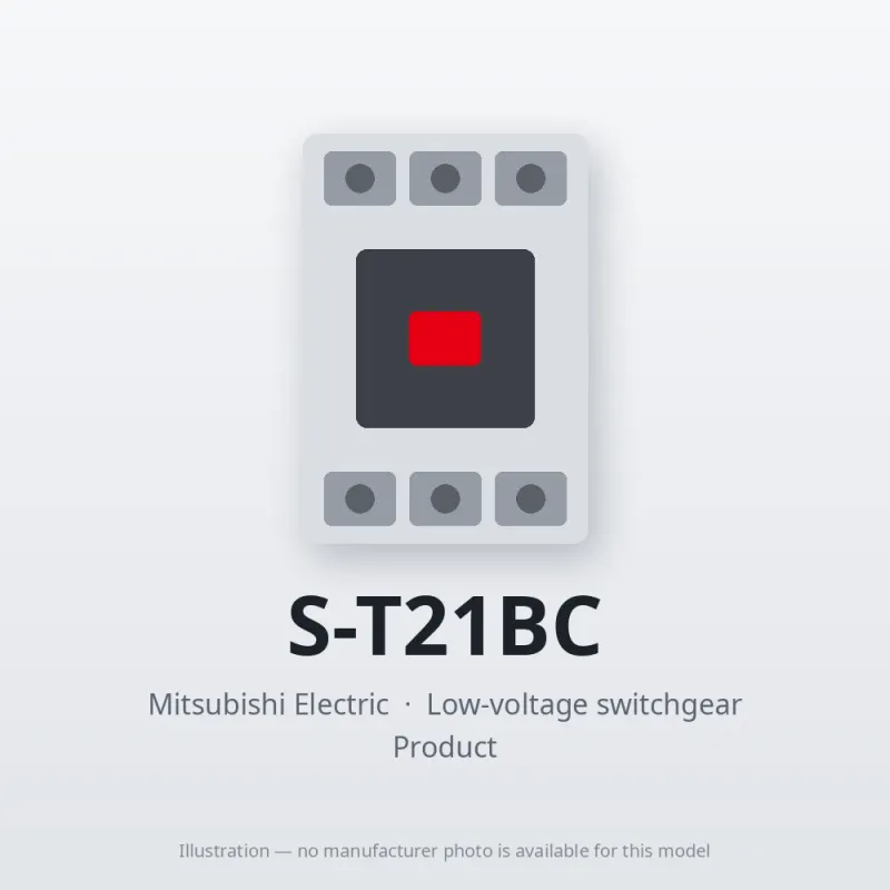 S-T21BC Mitsubishi Low-voltage switchgear Magnetic Contactor