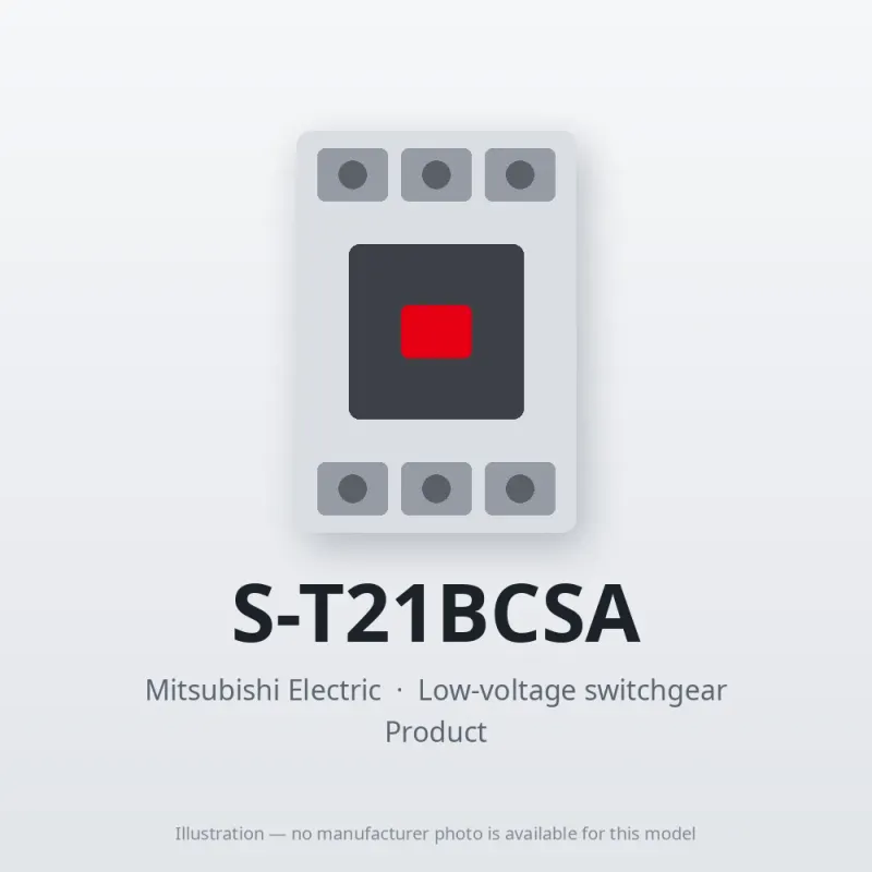 S-T21BCSA Mitsubishi Low-voltage switchgear Magnetic Contactor