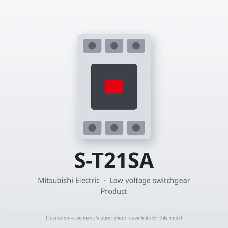 S-T21SA Mitsubishi Low-voltage switchgear Magnetic Contactor