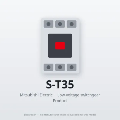 S-T35 Mitsubishi Low-voltage switchgear Magnetic Contactor