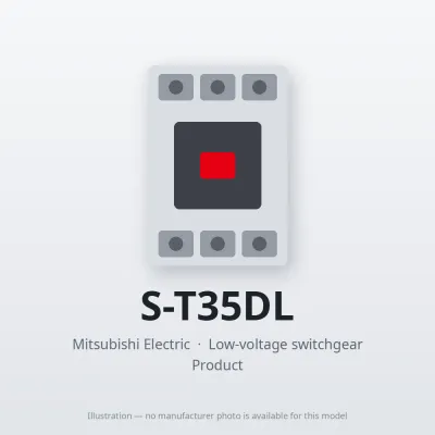 S-T35DL Mitsubishi Low-voltage switchgear Magnetic Contactor