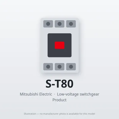 S-T80 Mitsubishi Low-voltage switchgear Magnetic Contactor