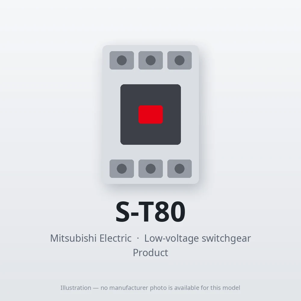 S-T80 Mitsubishi Low-voltage switchgear Magnetic Contactor