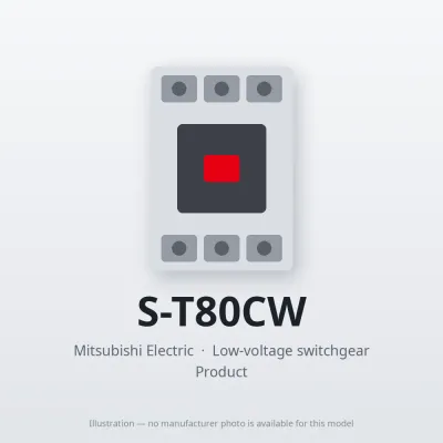 S-T80CW Mitsubishi Low-voltage switchgear Magnetic Contactor