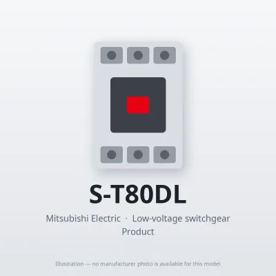 S-T80DL Mitsubishi Low-voltage switchgear Magnetic Contactor