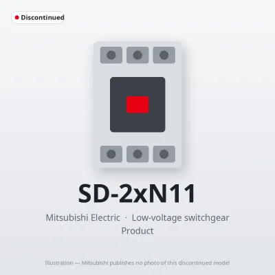 SD-2xN11 Mitsubishi Low-voltage switchgear Magnetic Contactor
