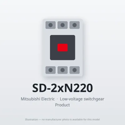 SD-2xN220 Mitsubishi Low-voltage switchgear Magnetic Contactor
