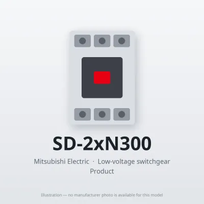 SD-2xN300 Mitsubishi Low-voltage switchgear Magnetic Contactor