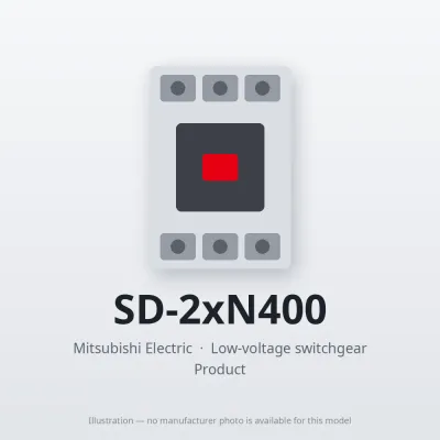 SD-2xN400 Mitsubishi Low-voltage switchgear Magnetic Contactor