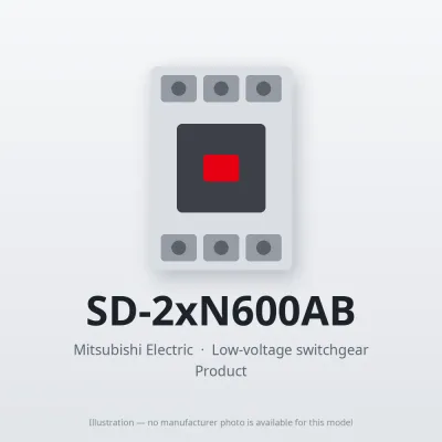 SD-2xN600AB Mitsubishi Low-voltage switchgear Magnetic Contactor