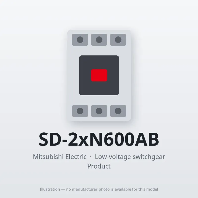 SD-2xN600AB Mitsubishi Low-voltage switchgear Magnetic Contactor
