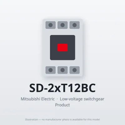 SD-2xT12BC Mitsubishi Low-voltage switchgear Magnetic Contactor