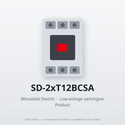 SD-2xT12BCSA Mitsubishi Low-voltage switchgear Magnetic Contactor