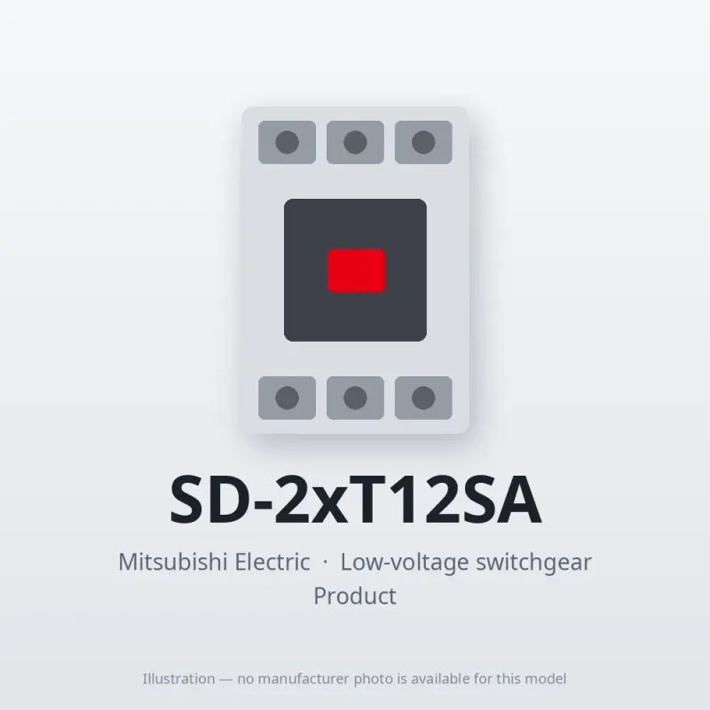 SD-2xT12SA Mitsubishi Low-voltage switchgear Magnetic Contactor