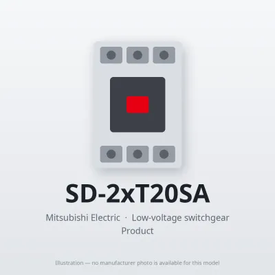 SD-2xT20SA Mitsubishi Low-voltage switchgear Magnetic Contactor