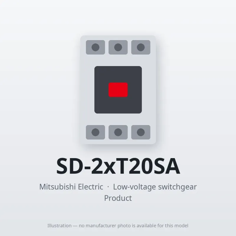 SD-2xT20SA Mitsubishi Low-voltage switchgear Magnetic Contactor