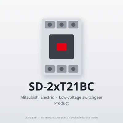 SD-2xT21BC Mitsubishi Low-voltage switchgear Magnetic Contactor