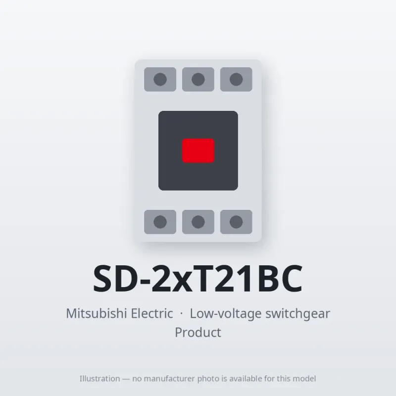 SD-2xT21BC Mitsubishi Low-voltage switchgear Magnetic Contactor
