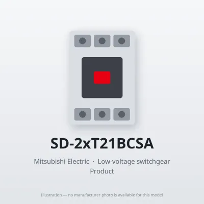 SD-2xT21BCSA Mitsubishi Low-voltage switchgear Magnetic Contactor