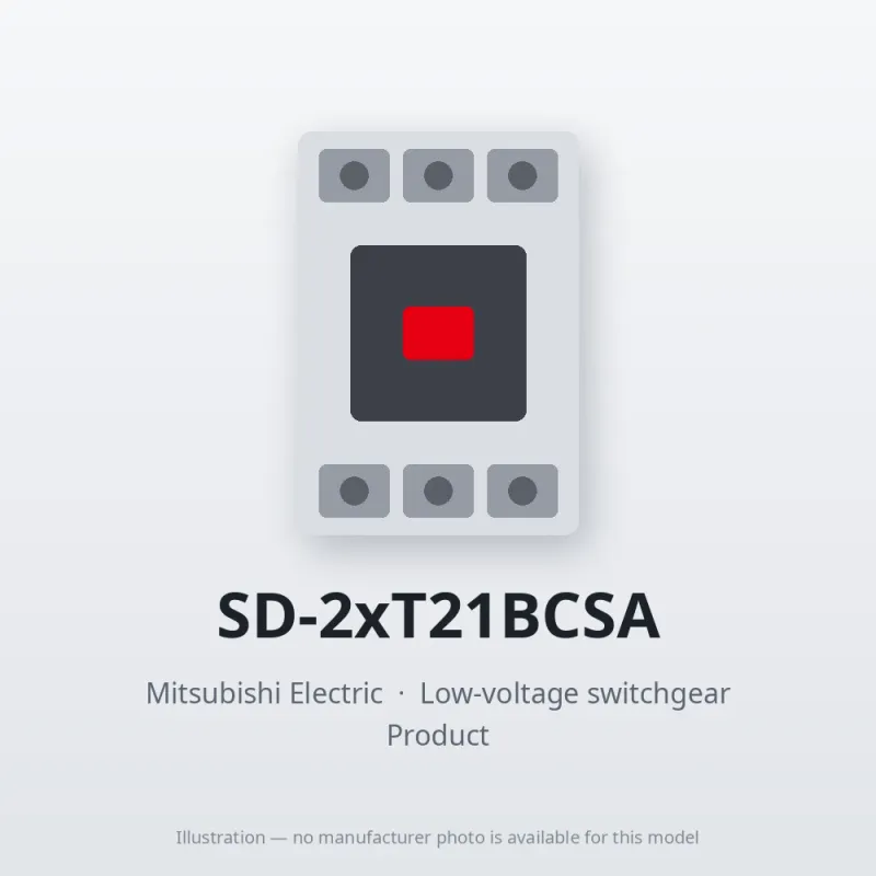SD-2xT21BCSA Mitsubishi Low-voltage switchgear Magnetic Contactor