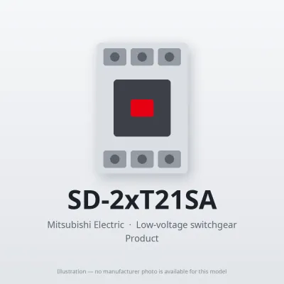 SD-2xT21SA Mitsubishi Low-voltage switchgear Magnetic Contactor