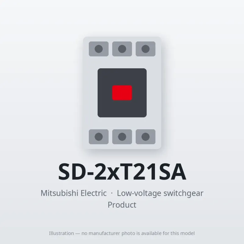 SD-2xT21SA Mitsubishi Low-voltage switchgear Magnetic Contactor