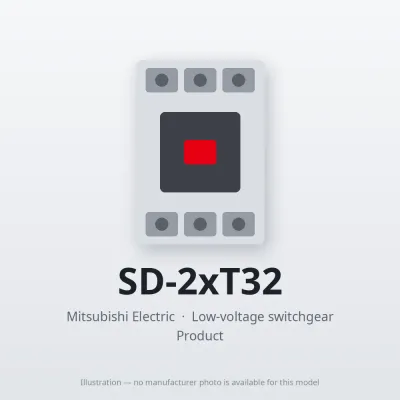 SD-2xT32 Mitsubishi Low-voltage switchgear Magnetic Contactor