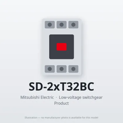 SD-2xT32BC Mitsubishi Low-voltage switchgear Magnetic Contactor