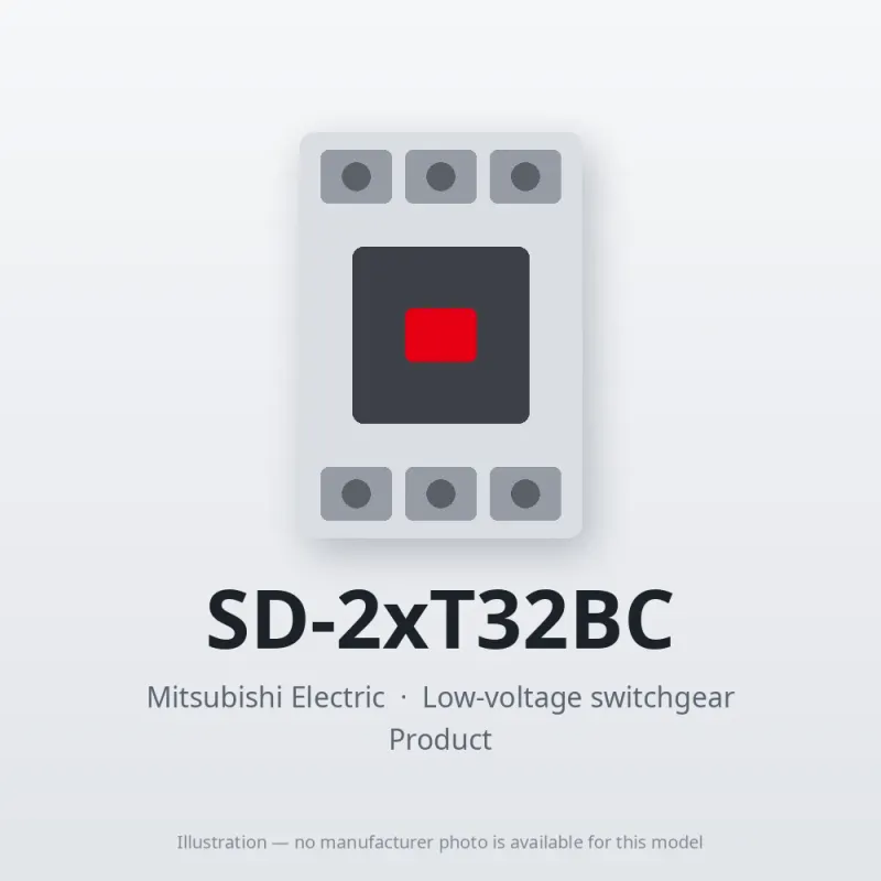 SD-2xT32BC Mitsubishi Low-voltage switchgear Magnetic Contactor