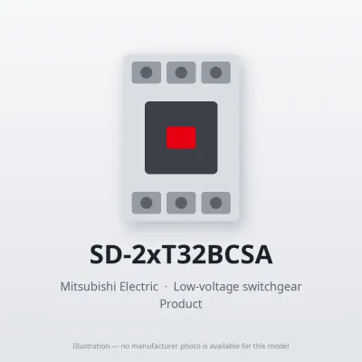 SD-2xT32BCSA Mitsubishi Low-voltage switchgear Magnetic Contactor