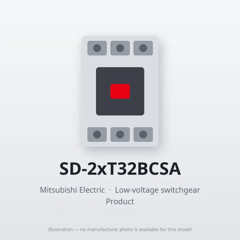 SD-2xT32BCSA Mitsubishi Low-voltage switchgear Magnetic Contactor