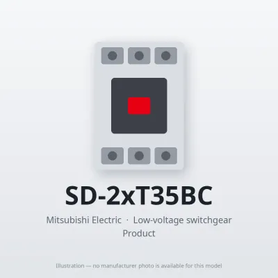 SD-2xT35BC Mitsubishi Low-voltage switchgear Magnetic Contactor