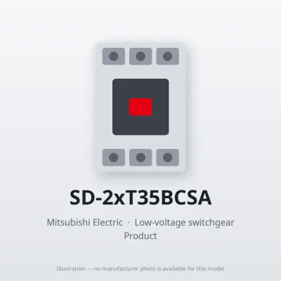 SD-2xT35BCSA Mitsubishi Low-voltage switchgear Magnetic Contactor