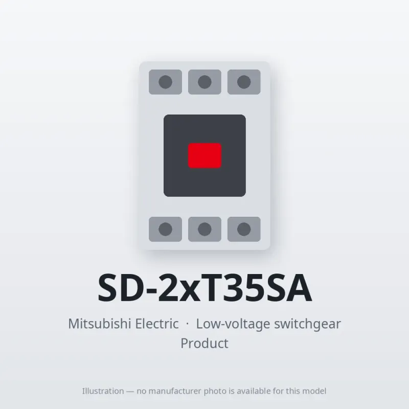SD-2xT35SA Mitsubishi Low-voltage switchgear Magnetic Contactor